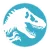 JWE T rex skull icon